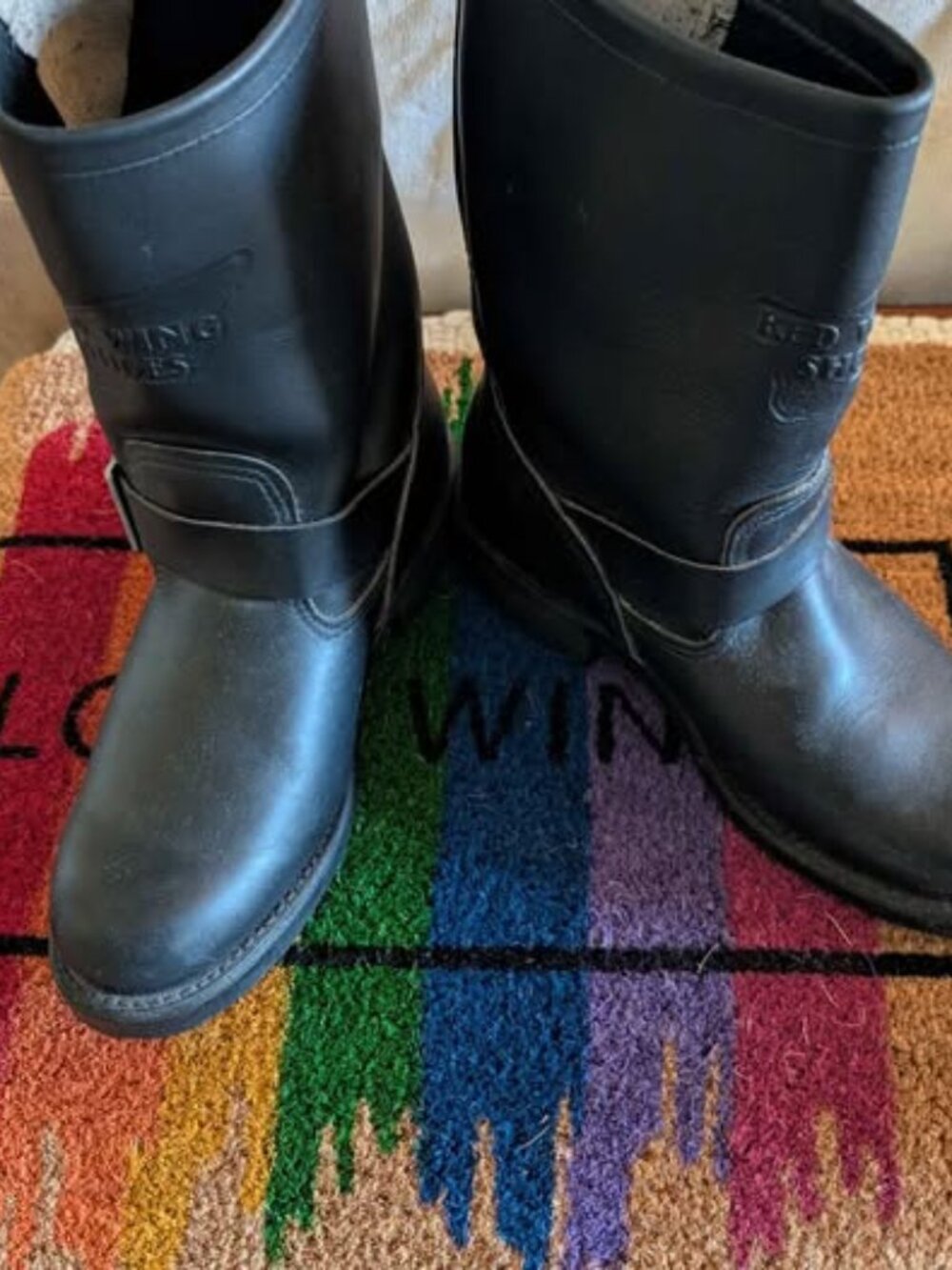 Red Wing 968 Engineer Boots in excellent condition
